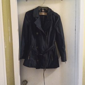 Dark blue Burberry Brit coat